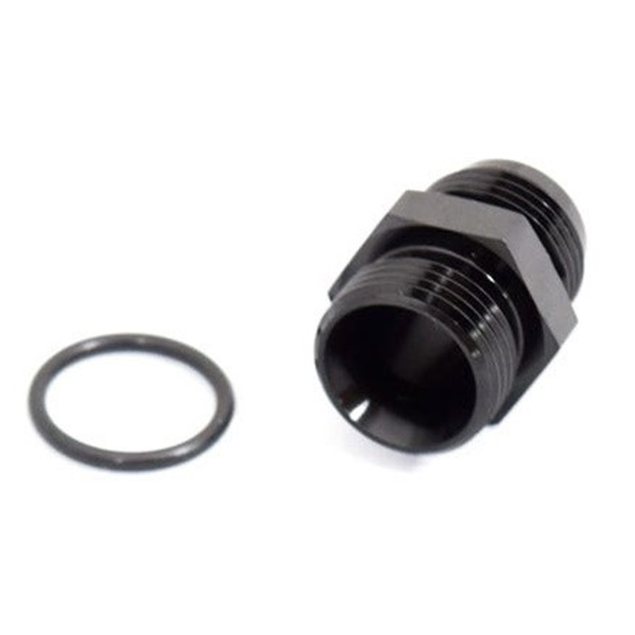 BTR 10AN Male to 10AN ORB O-ring Male Black Straight Adapter Fitting Brian Tooley Racing