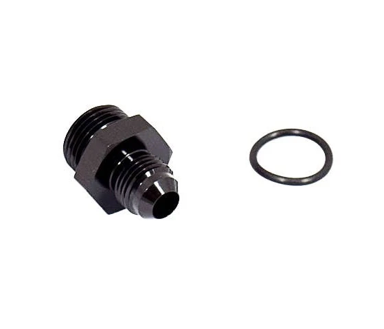 BTR 6AN Male to 8AN ORB O-ring Male Black Straight Adapter Fitting Brian Tooley Racing