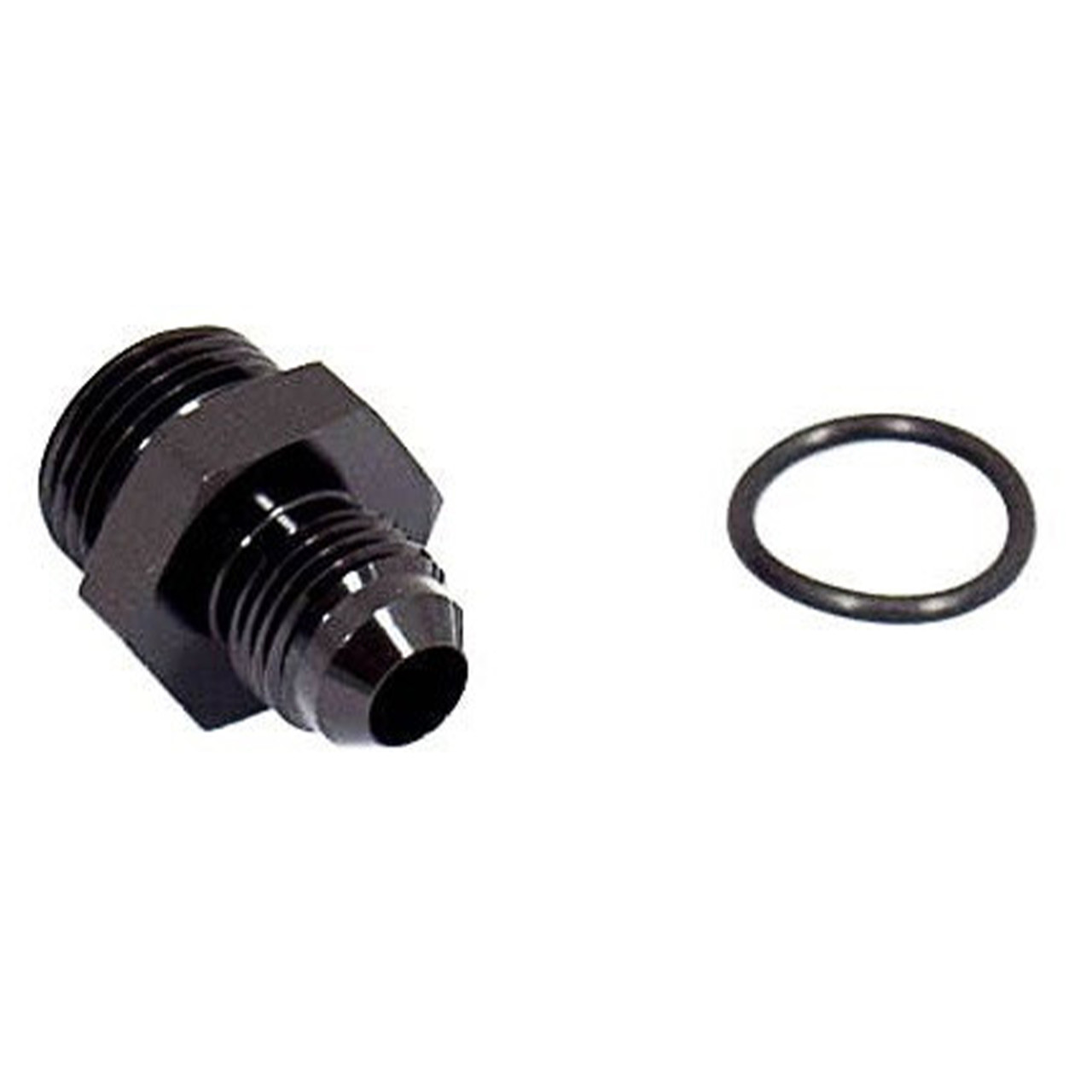 BTR 6AN Male to 8AN ORB O-ring Male Black Straight Adapter Fitting Brian Tooley Racing