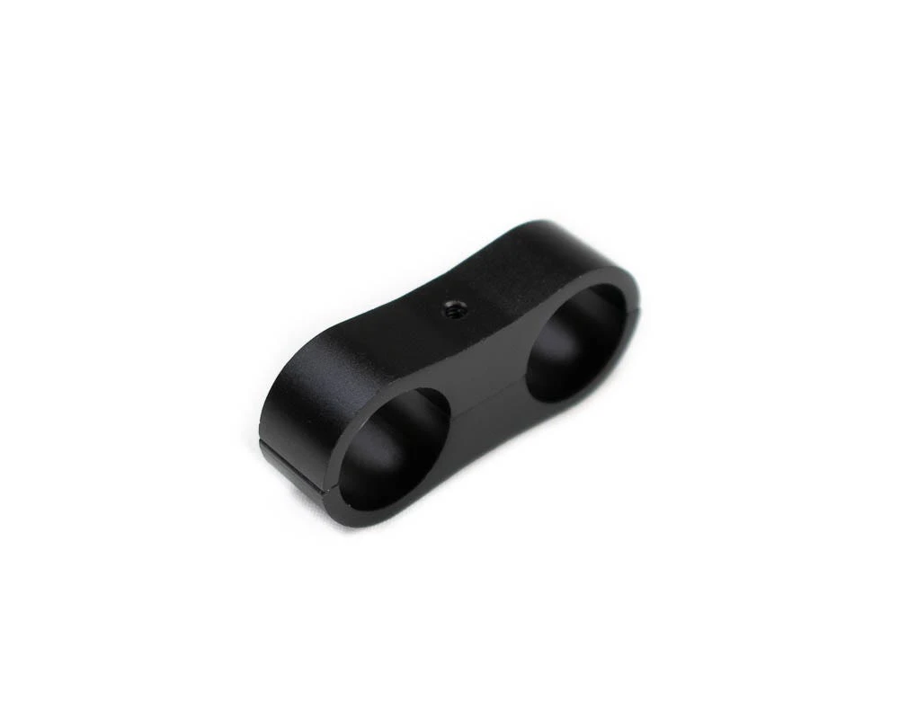 BTR 11/16" Billet Aluminum Hose Separator Clamp - Black - Brian Tooley Racing