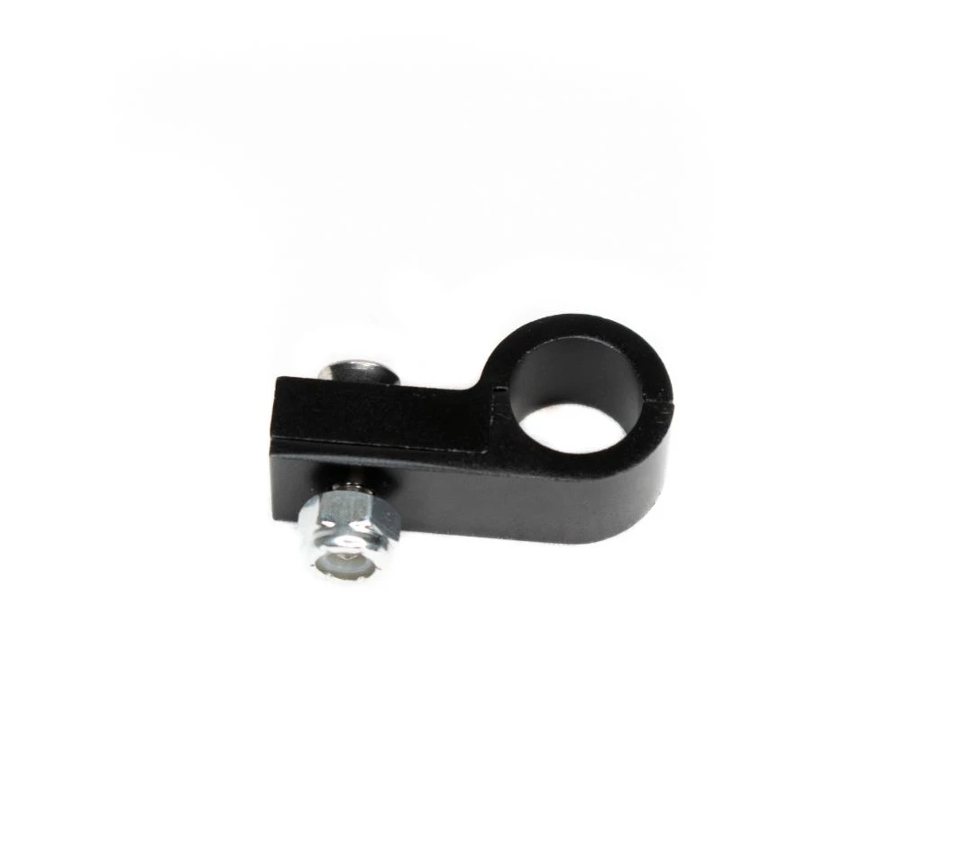 BTR 1/2" Billet Aluminum Hose P-Clamp Mount Bracket - Black - Brian Tooley Racing
