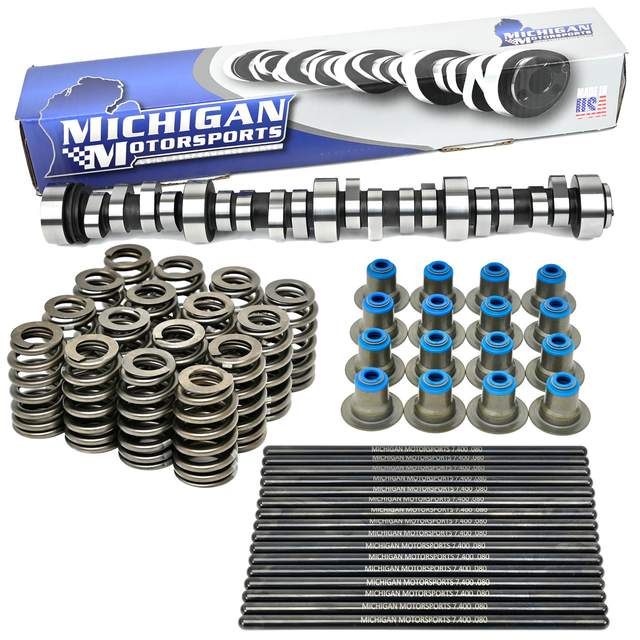 ASA LS Camshaft Kit 4.8L 5.3L 5.7L 6.0L 6.2L Cam Replaces GM 88958770 225/236 .525"/.525" 110 LSA