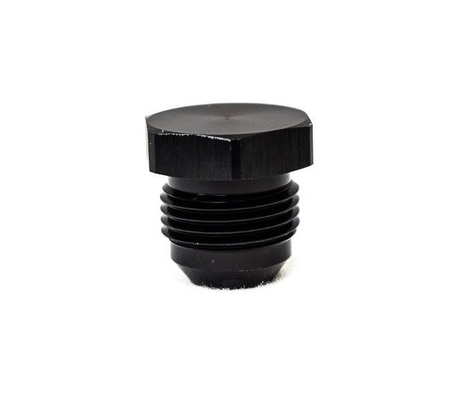 BTR 10AN Male Flare Plug Fitting | Black -10 Brian Tooley Racing