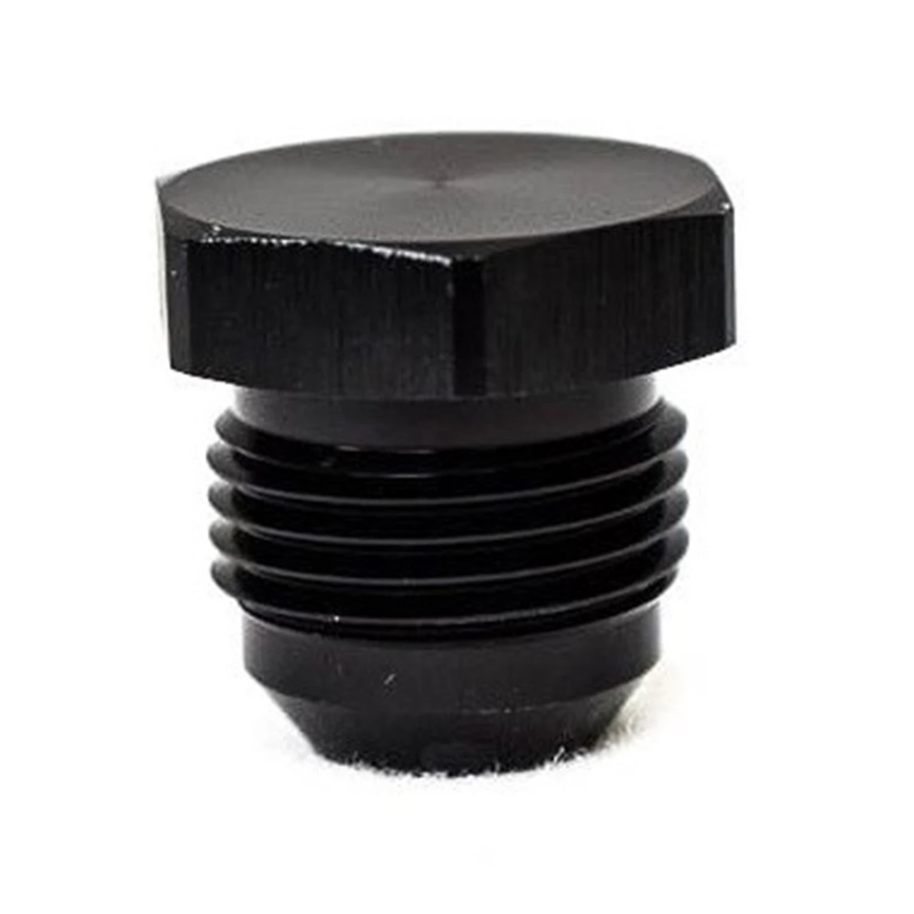 BTR 12AN Male Flare Plug Fitting | Black -12 Brian Tooley Racing