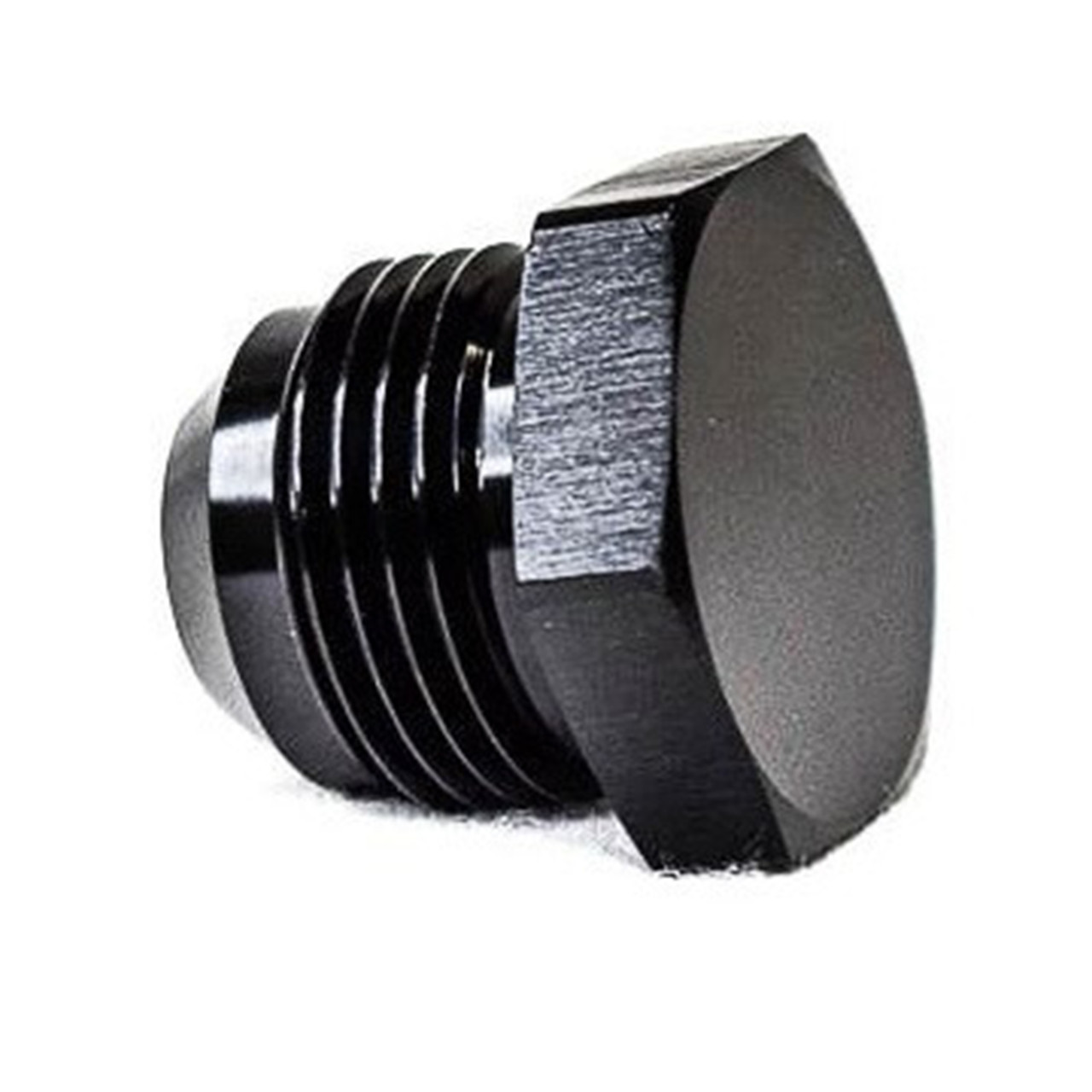 BTR 12AN Male Flare Plug Fitting | Black -12 Brian Tooley Racing