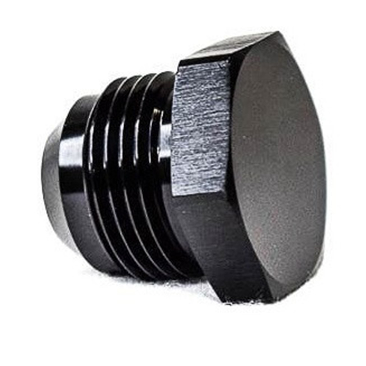 BTR 8AN Male Flare Plug Fitting | Black -8 Brian Tooley Racing