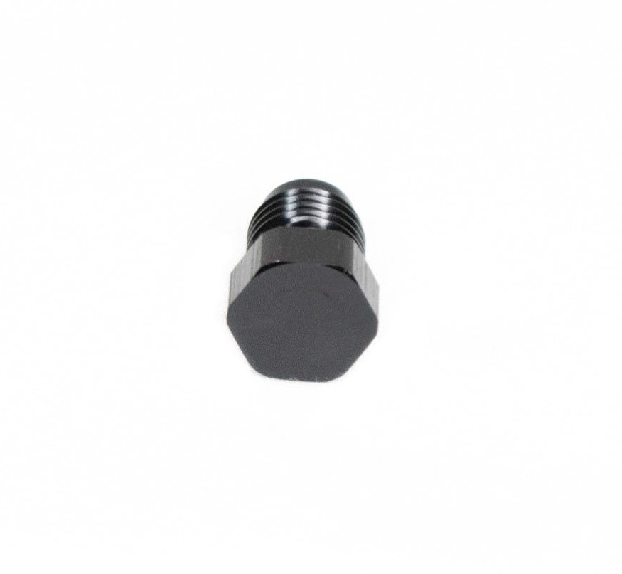BTR 4AN Male Flare Plug Fitting | Black -4 Brian Tooley Racing