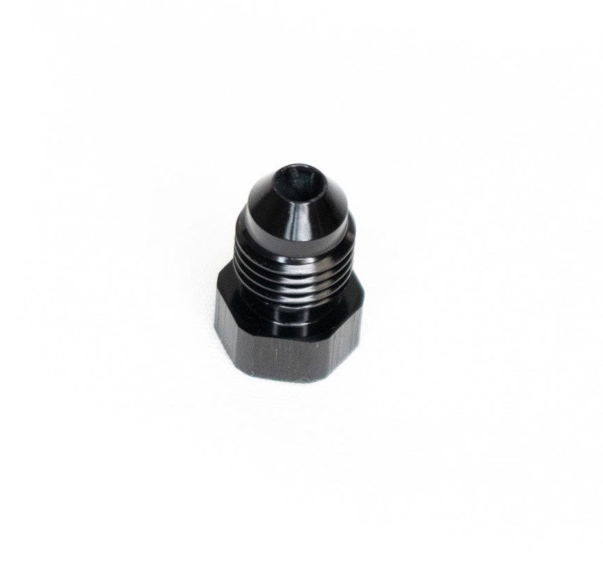 BTR 4AN Male Flare Plug Fitting | Black -4 Brian Tooley Racing