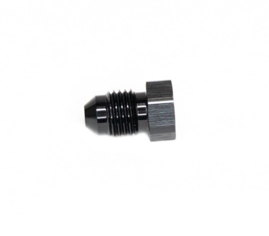 BTR 4AN Male Flare Plug Fitting | Black -4 Brian Tooley Racing
