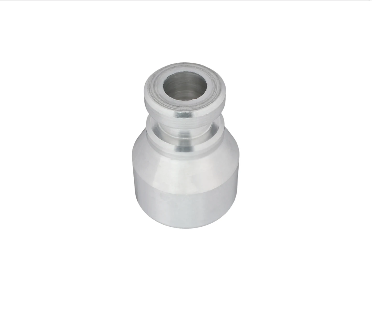 ICT Billet Fuel Injector Spacer Adapters - LS Truck Intake to LS3 or Bosch 210 Injectors - Set of 8