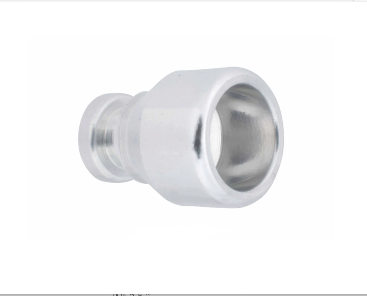 ICT Billet Fuel Injector Spacer Adapters - LS Truck Intake to LS3 or Bosch 210 Injectors - Set of 8