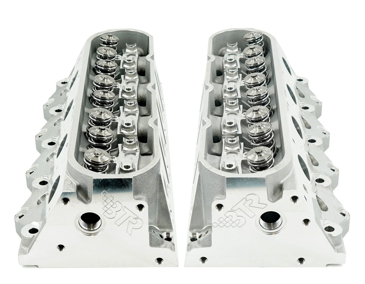 BTR Cathedral Port LS1 Assembled CNC Ported Canted Valve Cylinder Heads | 63cc Chamber | 6-Bolt | Brian Tooley Racing CVH Head