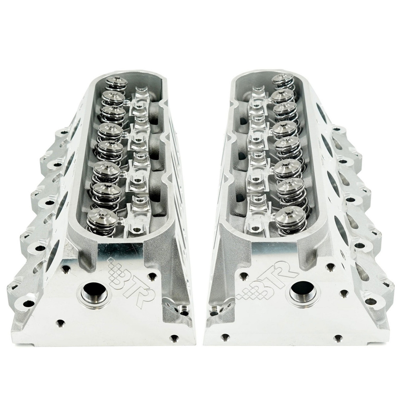 BTR Cathedral Port LS1 Assembled CNC Ported Canted Valve Cylinder Heads | 63cc Chamber | 6-Bolt | Brian Tooley Racing CVH Head