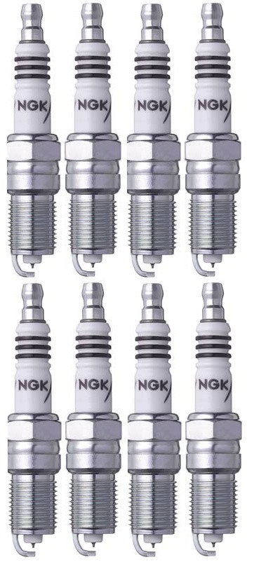 NGK TR7IX #3690 Spark Plugs | Set of 8 Iridium IX Plugs for LS Engines | 2 Heat Ranges Colder Than Stock
