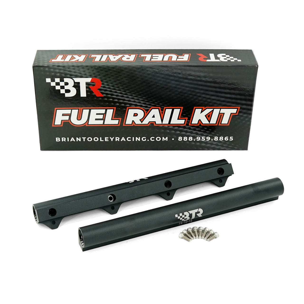 BTR Trinity Intake Manifold with Fuel Rails for Gen III HEMI 5.7L / 6.1L / 6.4L - Mid Runner - Natural Finish - Single Injector