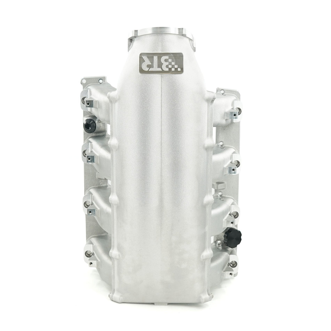 BTR Trinity Intake Manifold with Fuel Rails for Gen III HEMI 5.7L / 6.1L / 6.4L - Mid Runner - Natural Finish - Single Injector