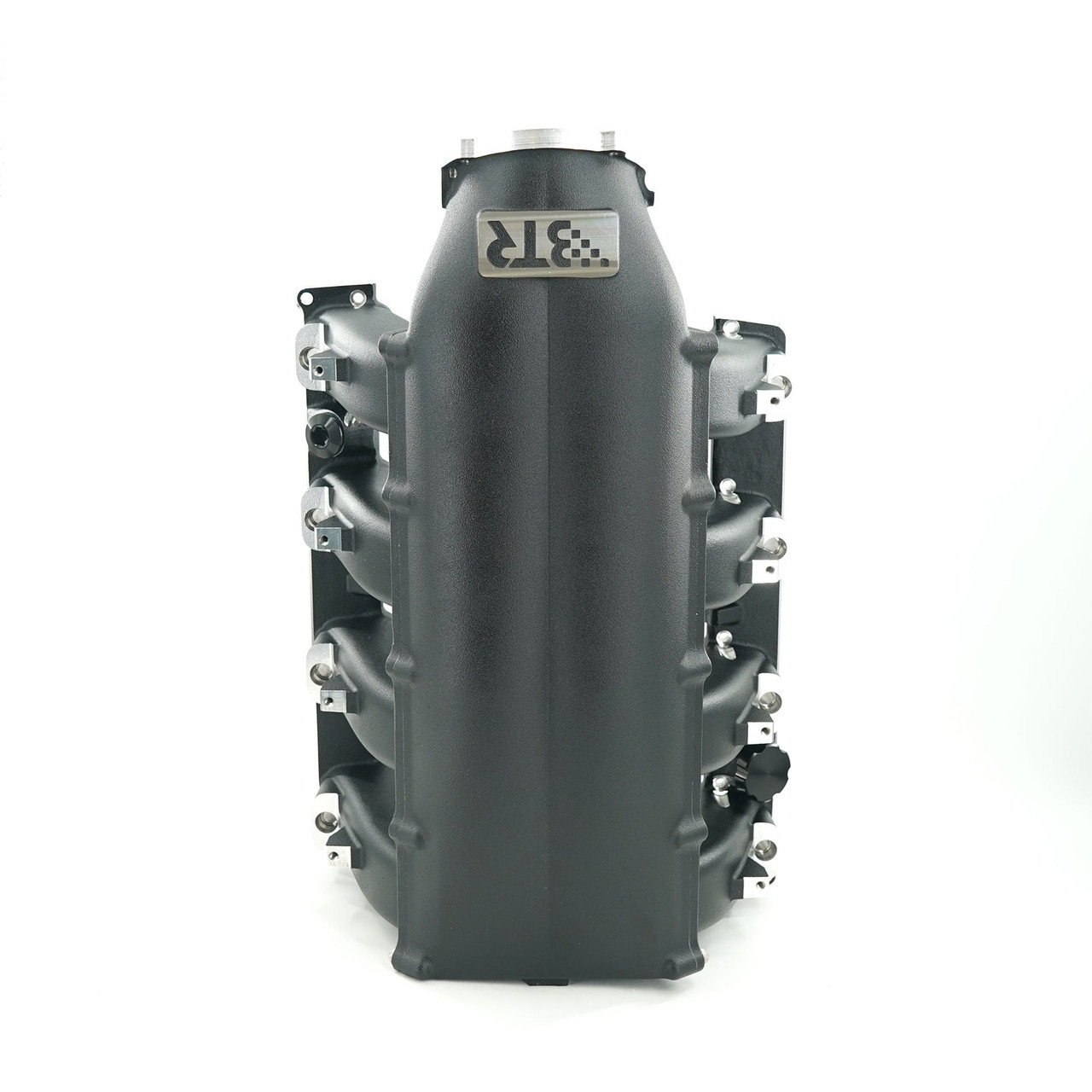 BTR Trinity Intake Manifold with Fuel Rails for Gen III HEMI 5.7L / 6.1L / 6.4L - Mid Runner - Black Finish - Single Injector