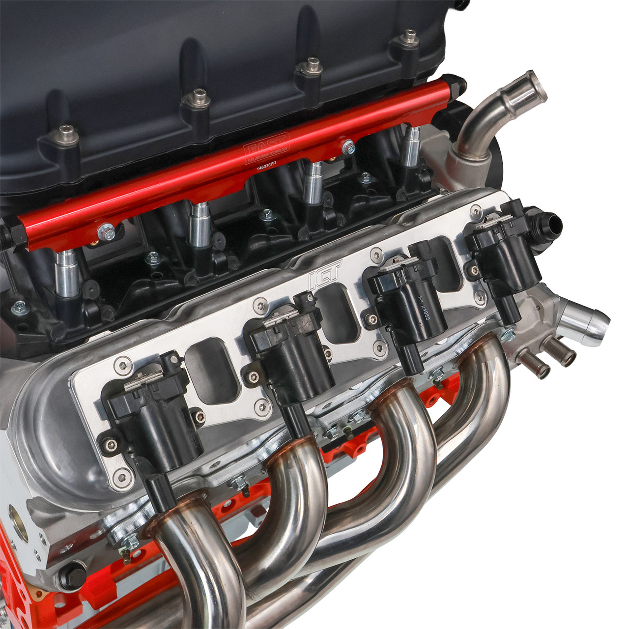 ICT Billet D585 Coil Brackets for Holley LS Valve Covers Only