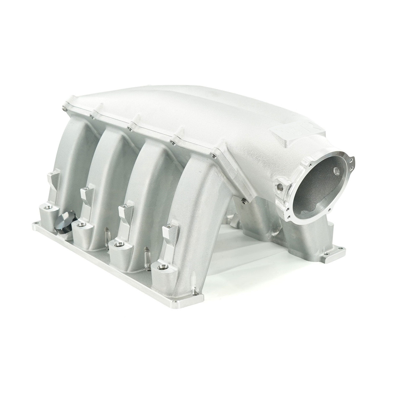 BTR Trinity Intake Manifold with Fuel Rails for Gen III HEMI 5.7L / 6.1L / 6.4L - Long Runner - Natural Finish - Single Injector