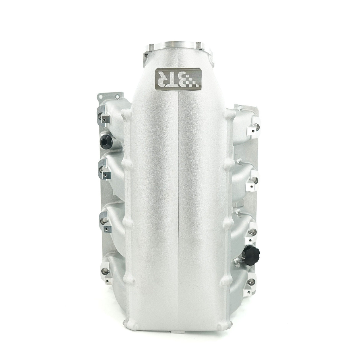 BTR Trinity Intake Manifold with Fuel Rails for Gen III HEMI 5.7L / 6.1L / 6.4L - Long Runner - Natural Finish - Single Injector