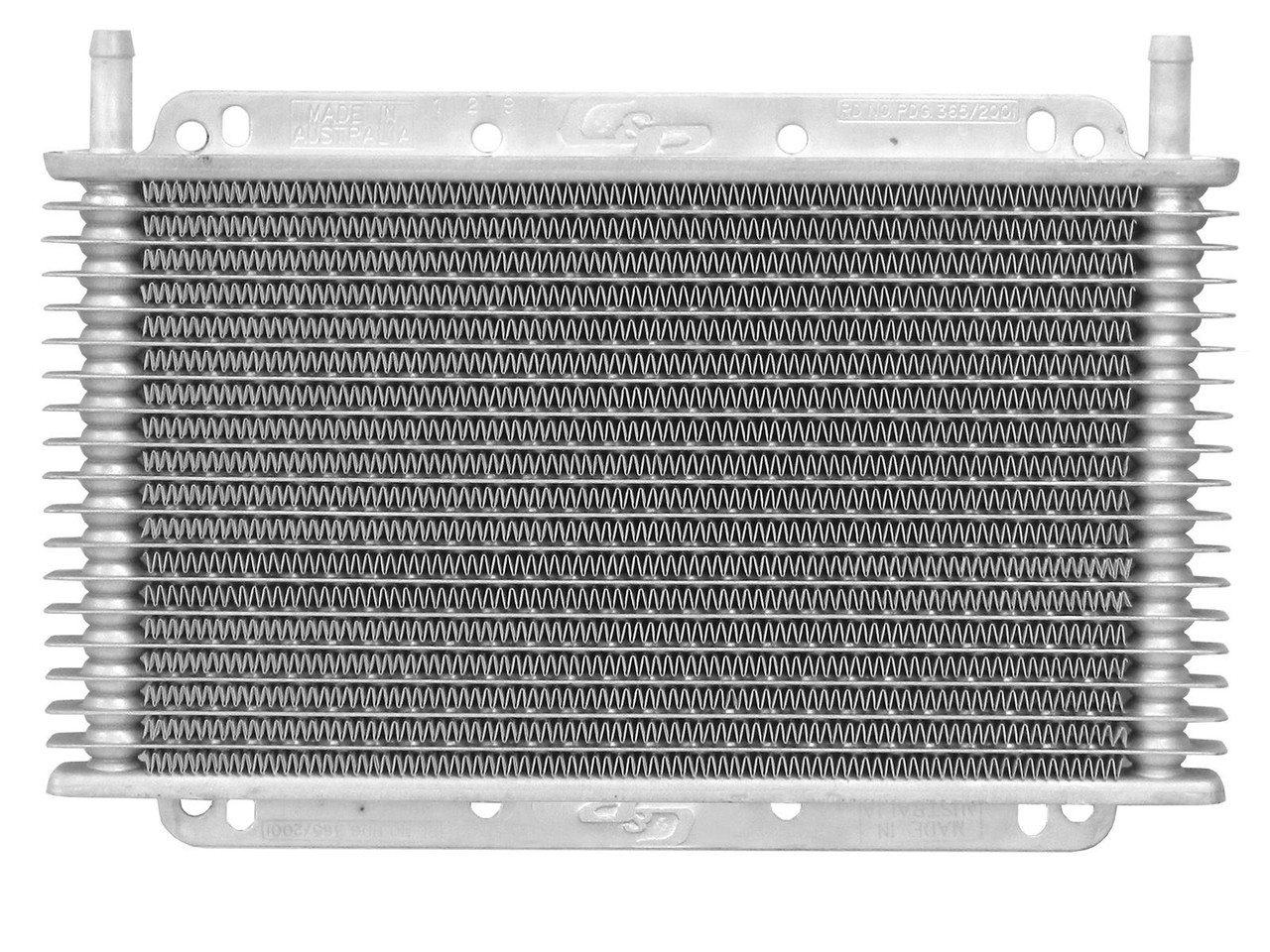 PWR C&R Transmission Fluid Cooler Kit 42-00002 | 3/8" Barb Fittings | 11 x 6 x 3/4" Oil Cooler