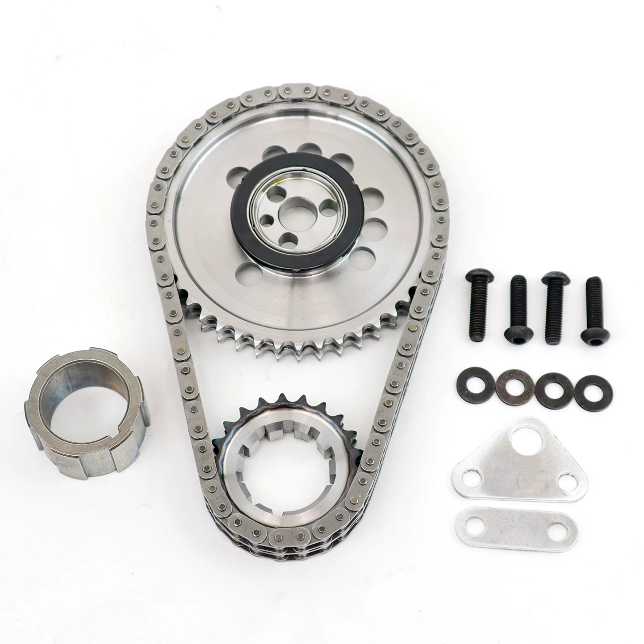 Rollmaster Red Series Double Roller Timing Chain Set | 3-Bolt 58x/4x for LS Engines LS3 L99 L76 LSA LC9 L92 L96 - CS1195