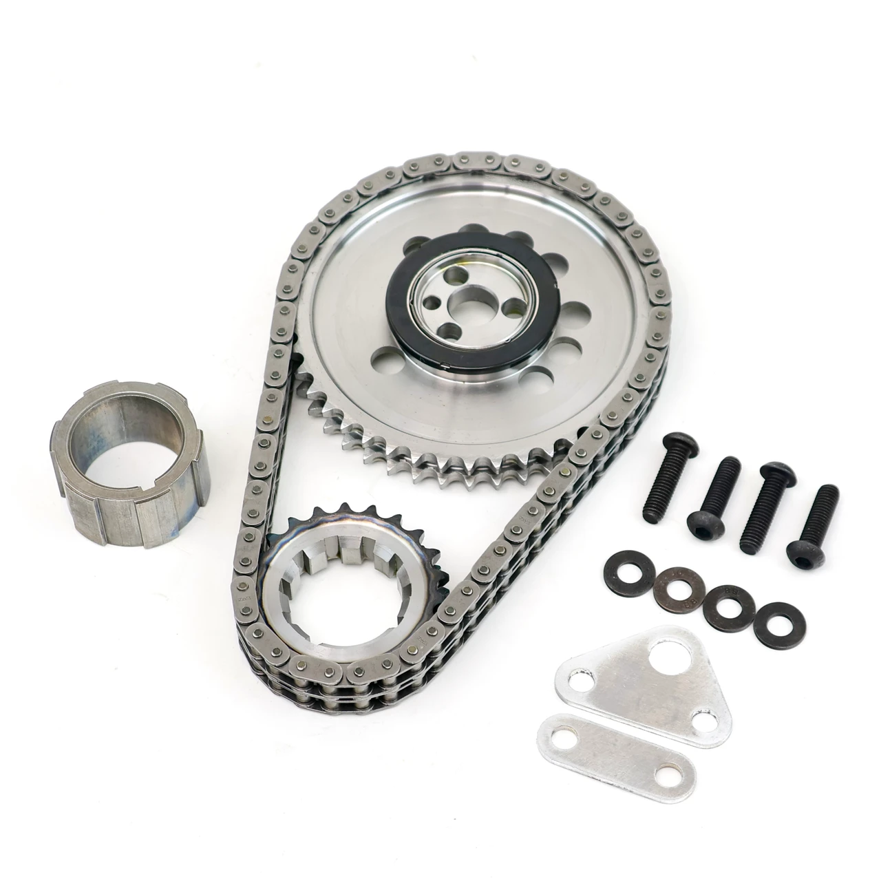 Rollmaster Red Series Double Roller Timing Chain Set | 3-Bolt 58x/4x for LS Engines LS3 L99 L76 LSA LC9 L92 L96 - CS1195