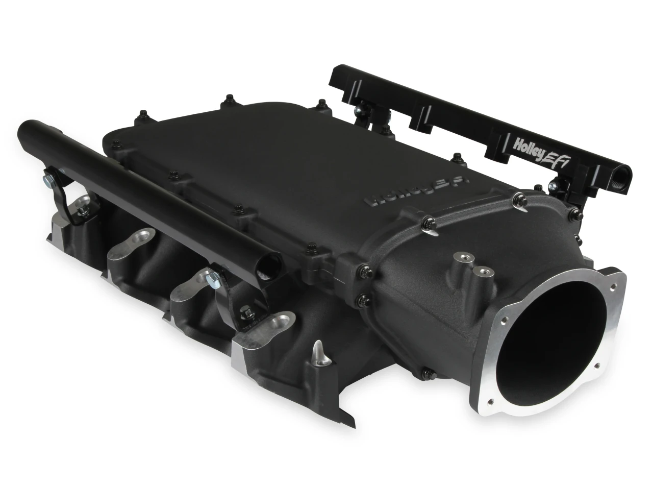 Holley Ultra Lo-Ram EFI Intake Manifold Black LS3 L92 Rectangle Port