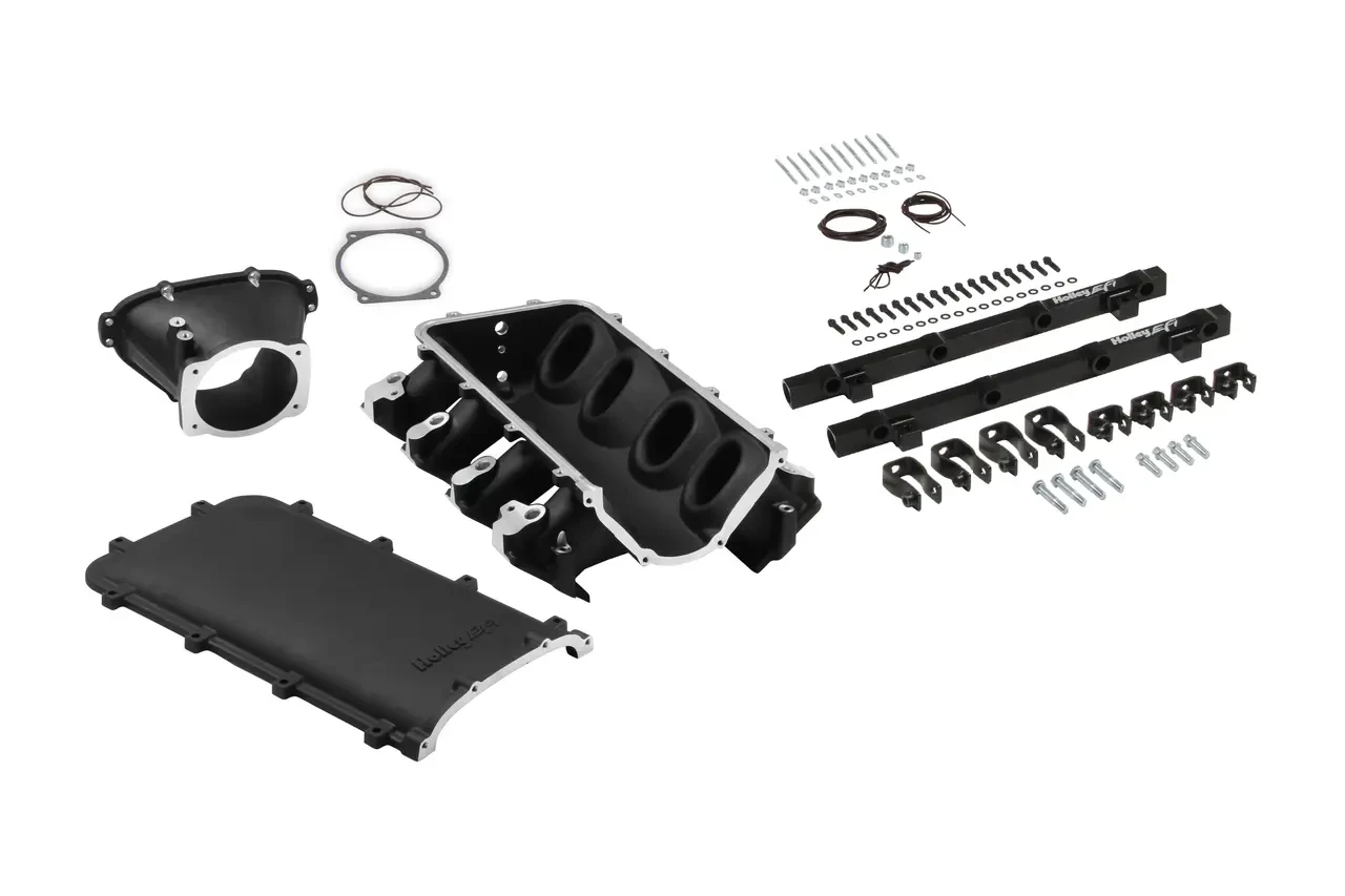 Holley Ultra Lo-Ram EFI Intake Manifold Black LS3 L92 Rectangle Port