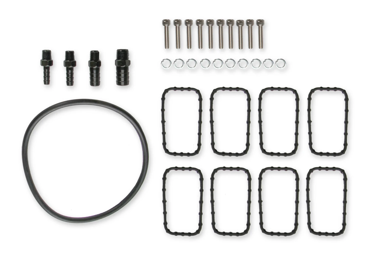 Holley Sniper EFI Low-Profile Fabricated Sheet Metal Intake Manifold Black 92mm Cathedral Port LS1 LS2 LS6 