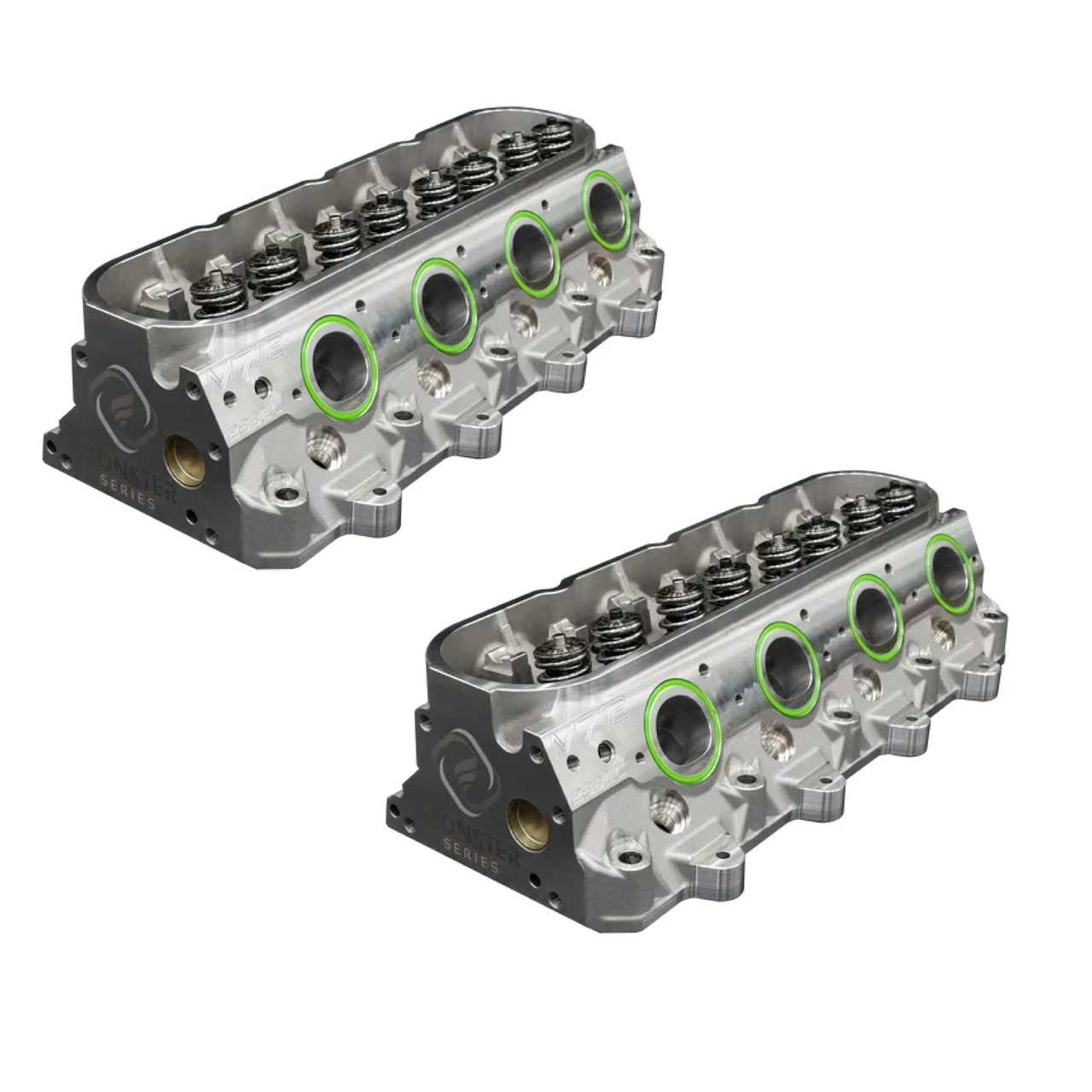 Frankenstein M712 Boost Monster 283cc LS7 CNC Ported Cylinder Heads (SET) 