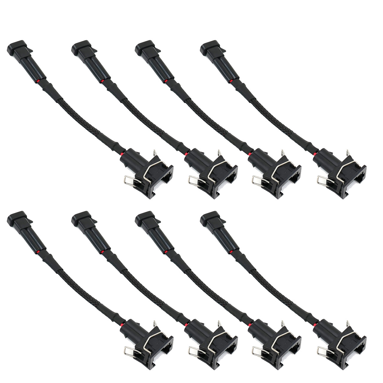 Delphi to EV1 Adapter:  LQ4 LQ9 4.8 5.3 6.0 Delphi Multec Body Harness to LS1 LS6 LT1 EV1 fuel Injectors