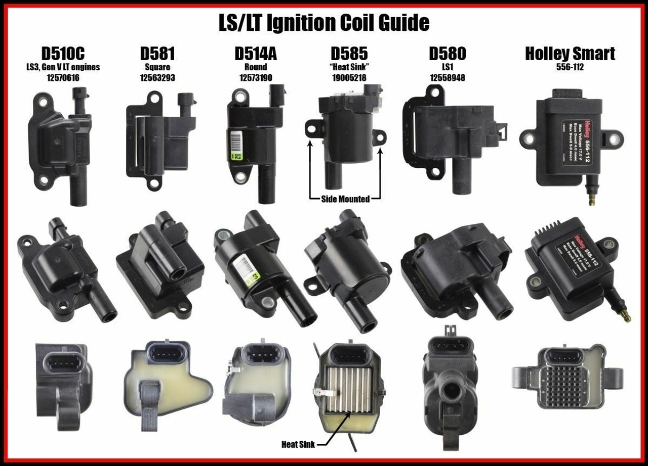 LS1 LS6 D580 12558948 Coil Pack Relocation Bracket Kit with Stainless Steel Brackets and Extension Harness