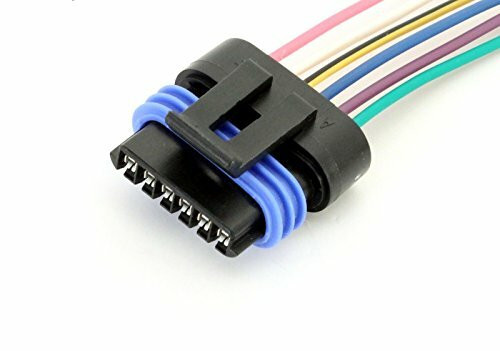 6 Wire Throttle Position Sensor TPS 12" Connector Pigtail Wiring LS1 LS6