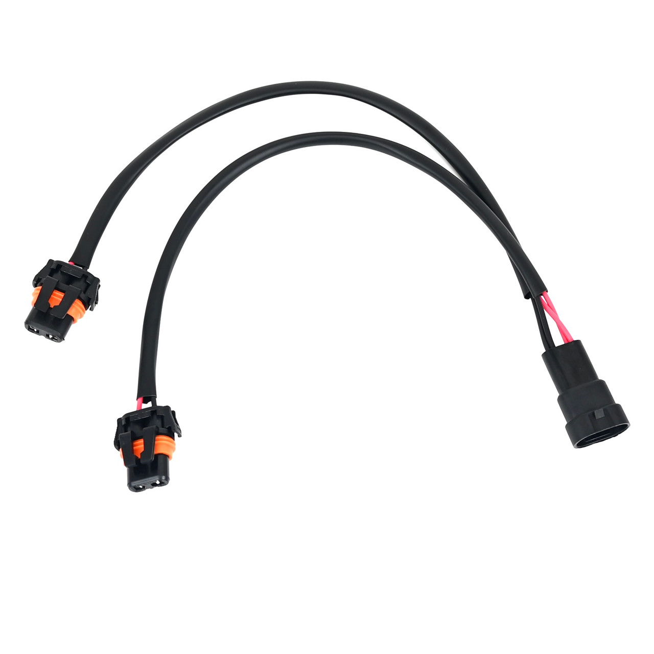 9005 9006 universal fit 2-way splitter wires for the headlight head lamp retrofit 12"