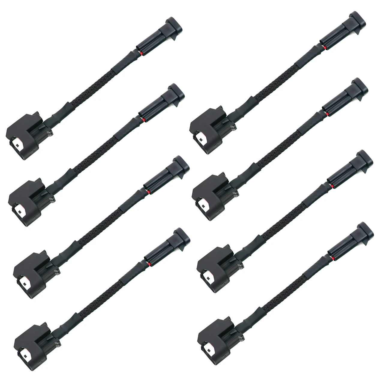 Delphi Multec to EV6 - Fuel Injector Adapter LQ4 LQ9 4.8 5.3 6.0 Delphi harness to EV14 EV6 Fuel injector