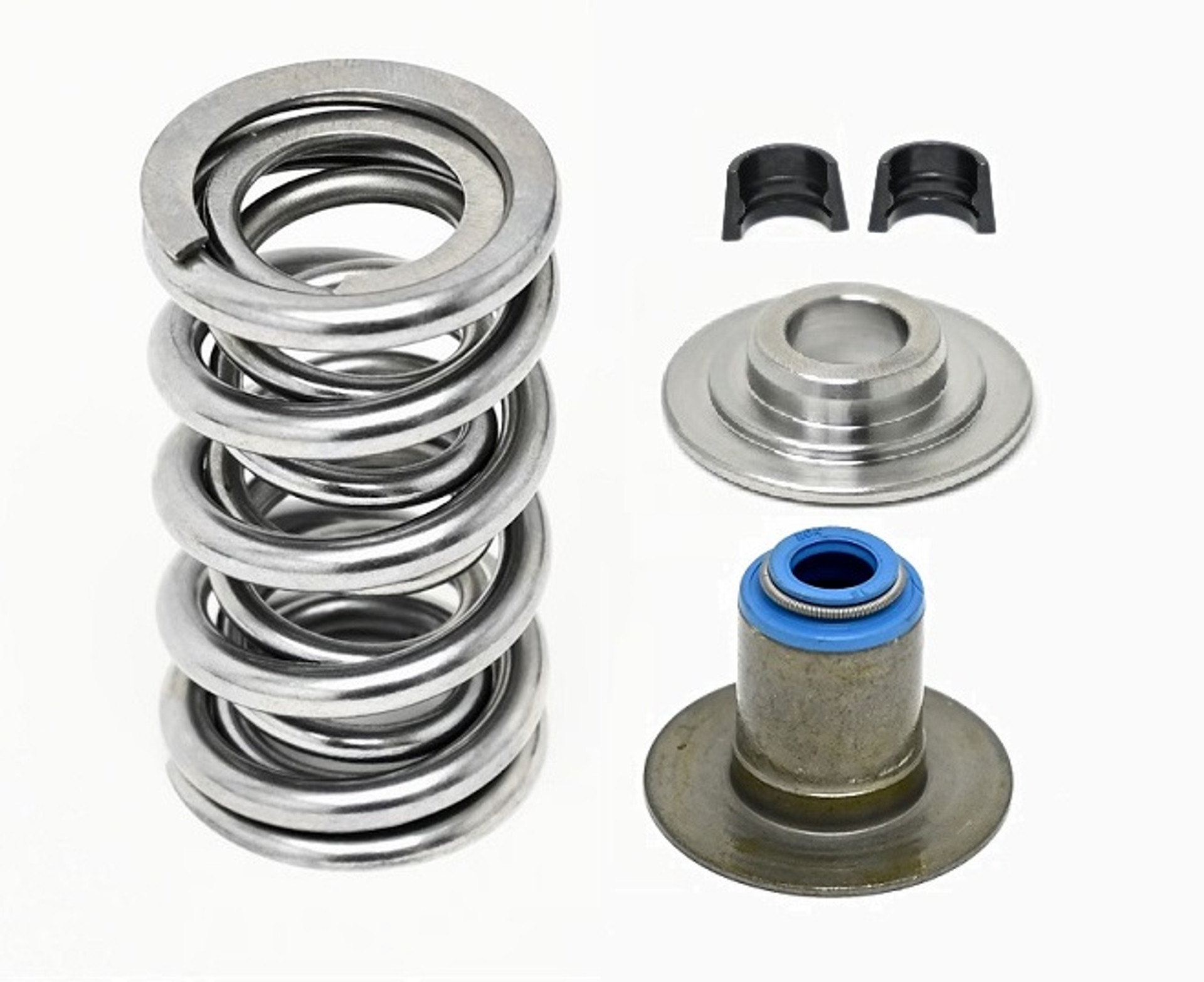 SINGLE Replacement .660" Dual Spring with Titanium Retainer, Valve seal, Locks for 19972013 LS