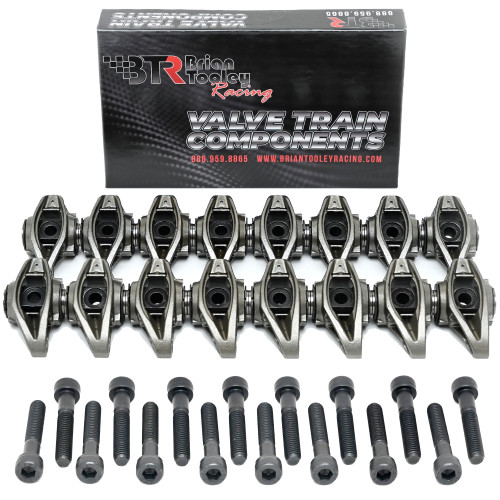 Brian Tooley LS3 Rocker Arms with Upgraded Trunnion Kit Installed