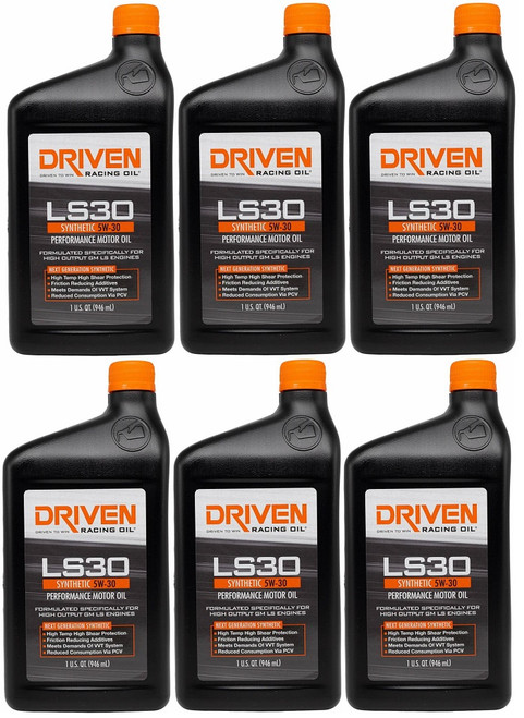 Driven Racing LS30 5W-30 Synthetic Oil 02906 - Gen III & IV 4.8