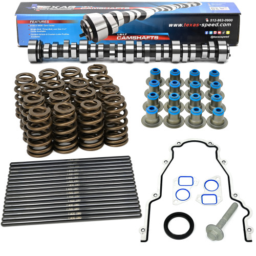 Texas Speed TSP Stage 2 High Lift LS Truck Camshaft 4.8 5.3 6.0 6.2 1999-2013 Single Spring Cam Kit