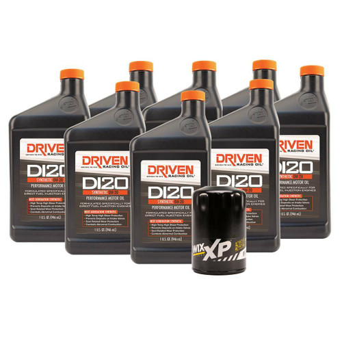 Driven Racing DI-20 0W-20 Synthetic Direct Injection Oil Change Kit 18206 -  Gen V 2014+ Truck 5.3 6.2 L83 L86 L8B - Michigan Motorsports