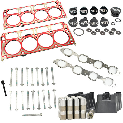 6L80E 6L90E 8L90E Transmission -6AN Cooler Line Adapter Plate and Fittings  ICT Billet 551121-6an 6L80 6L90 8L90 - Michigan Motorsports