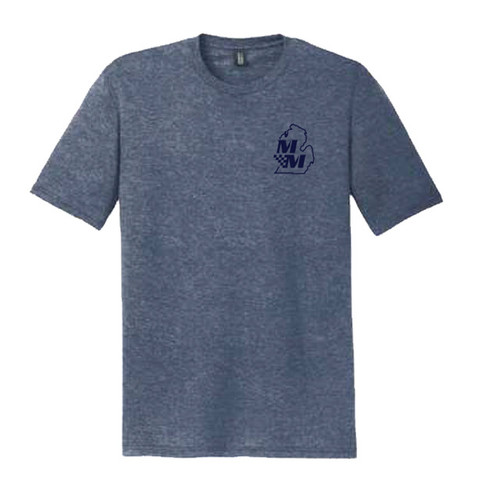 Michigan Motorsports  Navy Frost T-Shirt