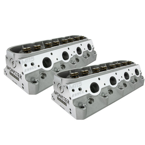 Frankenstein Monster M115 235cc Cathedral Port Cylinder Heads (SET) 4.8L 5.3L 5.7L 6.0L LS1 LS2 LS6 LQ4 LQ9 LM7 LC9 L33 LH6