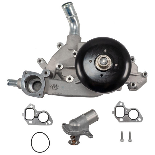 Melling Water Pump for 1999-2006 4.8L 5.3L 6.0L Silverado Sierra Tahoe Yukon Suburban Escalade LQ4 LQ9 LM7 LR4 L59 L33 LM4 Waterpump with Thermostat MWP-502WT