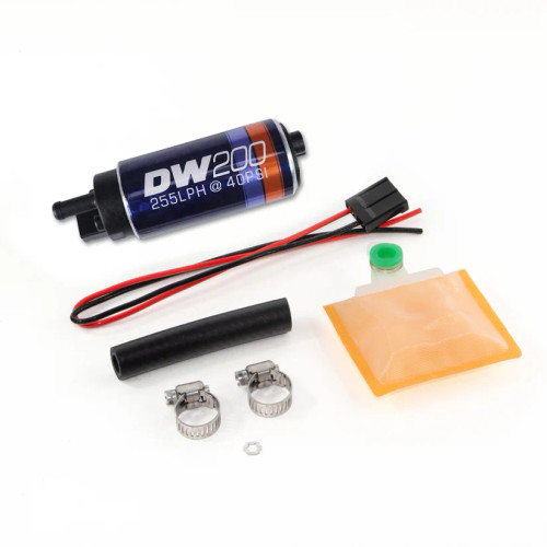 DeatschWerks DW200 Universal In-Tank Fuel Pump with Install Kit
