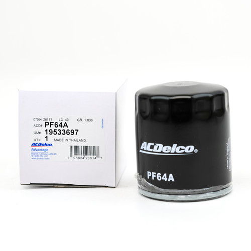 AC Delco PF64A Oil Filter 2016-24 Camaro 2014-26 Corvette 2016-19 CTS-V