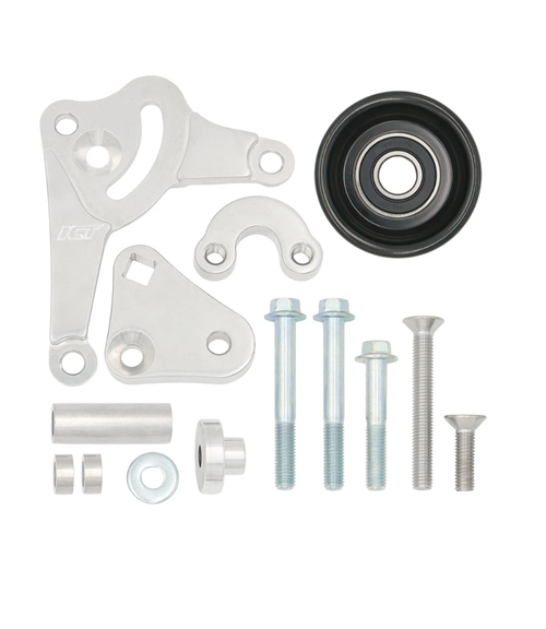 LS Corvette Alternator Bracket Low Mount with Manual Tensioner - ICT Billet