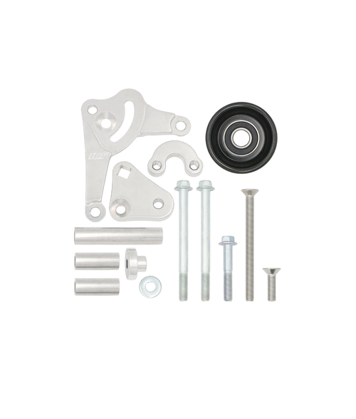 LS Truck Low Mount Alternator Bracket Kit with Manual Tensioner - ICT Billet