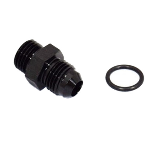 BTR 6AN Male to 6AN ORB O-ring Male Black Straight Adapter Fitting Brian Tooley Racing